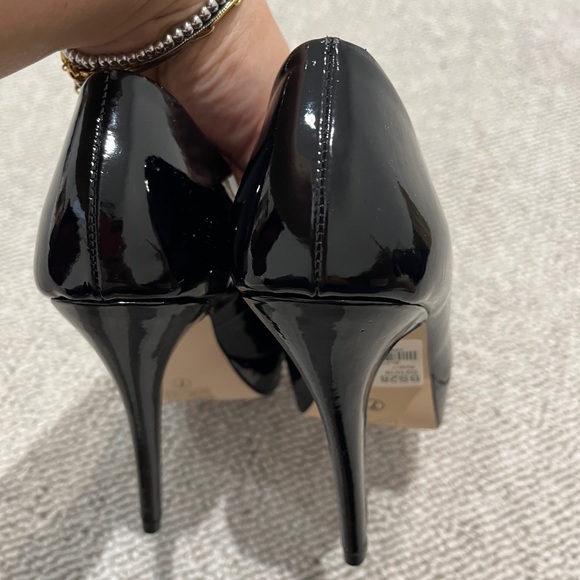 Le Chateau Patent Leather Heel Pump Platform Shoe Stiletto Blade Lolita 6 6.5 36 - Picture 4 of 12